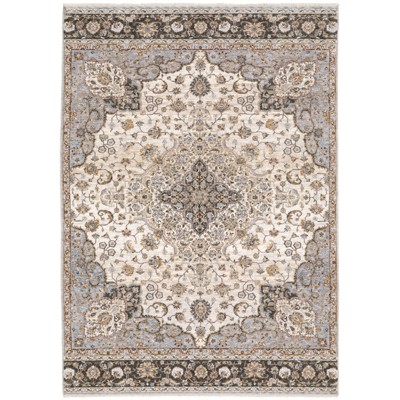Oriental Weavers Maharaja 660J1 Ivory/ Blue Indoor Area Rug - 6'7" x 9'6"