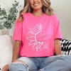 Simply Sage Market Women's You Belong Among The Wildflowers Short Sleeve Garment Dyed Tee - 2 of 4