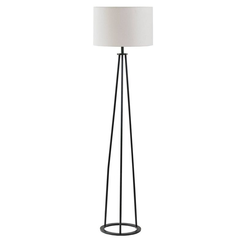 Clyde Metal Floor Lamp (Includes LED Light Bulb) Black - Martha Stewart, 3 of 7