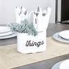 AuldHome Design Things Enamelware Caddy, 4-Compartment Farmhouse Home Decor Organizer - 4 of 4