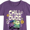 Girls' - Disney - Filmore Says Chill Dude Fitted Short Sleeve Graphic T-Shirt - 2 of 4