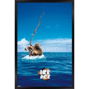 Trends International Ice Age: Continental Drift (2012) - Drifting One Sheet Framed Wall Poster Prints - 1 of 4