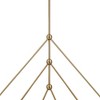 Crystorama Lighting Omni 6 - Light Chandelier in  Aged Brass - 3 of 4