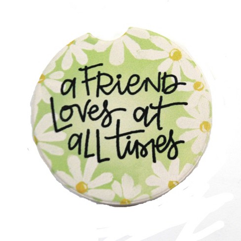 Car Coaster 2 5 Friends At All Time Coaster Absorbant Daisies E S Pet Coasters Target