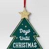 Christmas Wood Tree Countdown Ornament - Wondershop™ - 3 of 3