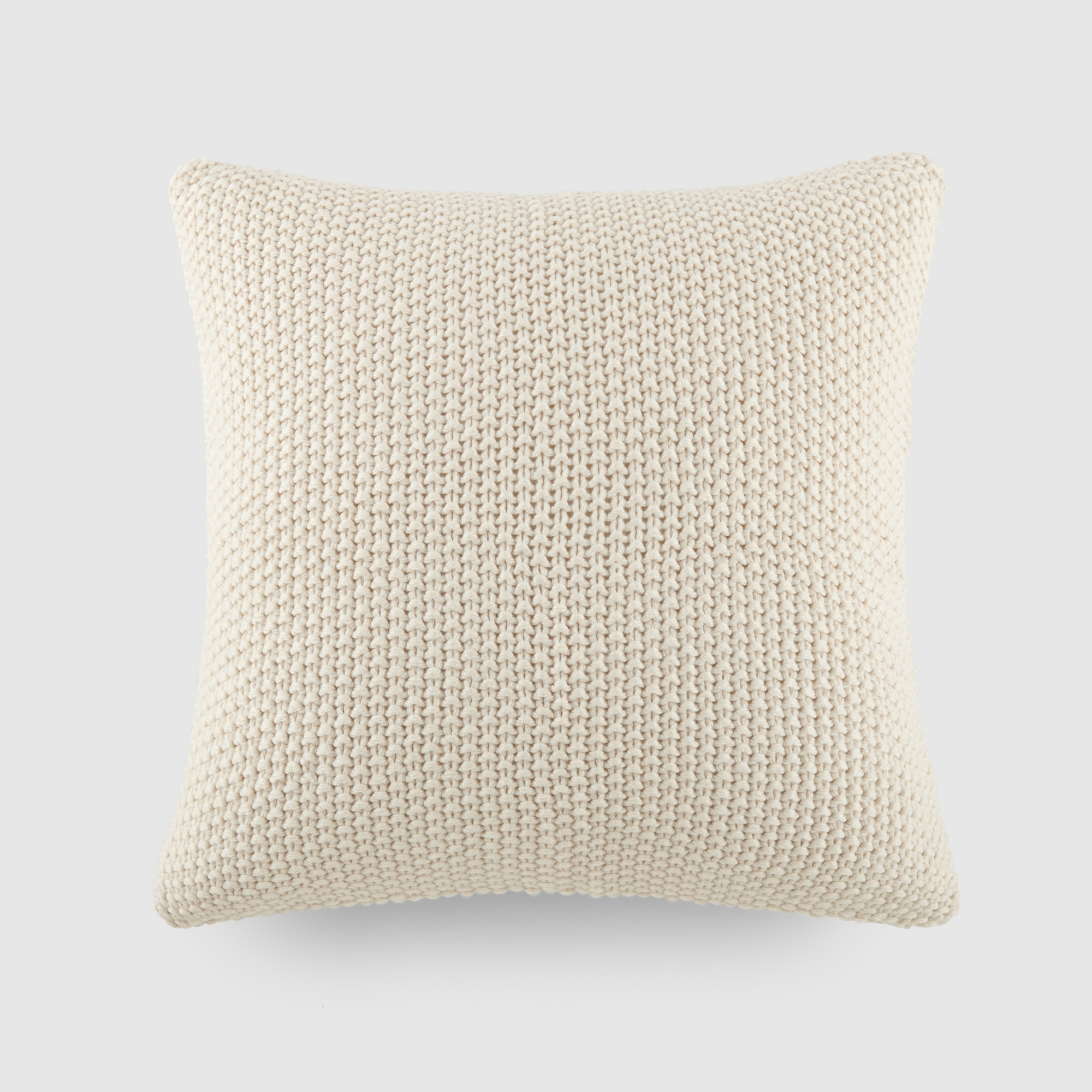Stitch Knit Throw Pillow Cover And Pillow Insert - Becky Cameron, Natural, One Size