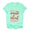 Simply Sage Market Mom Wants A Silent Night Short Sleeve Tee - 2 of 4