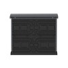 Duramax CedarGrain StoreAway 1200L Capacity Outdoor Deck and Garden Storage Box with Panel Doors & Arc Lid for Patios, Pool Areas, & Driveways, Grey - 3 of 4