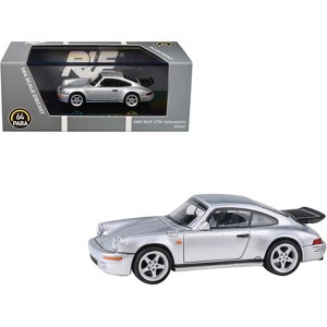 1987 RUF CTR Yellowbird Silver Metallic 1/64 Diecast Model Car by Paragon - 1 of 3