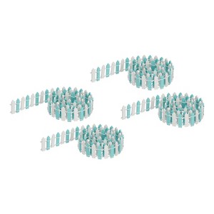 Unique Bargains Wood Decorative DIY Miniature Fence - 1 of 4