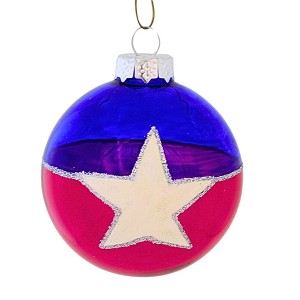 Craftoutlet.Com 3.5 Inch Star Ball Ornament Translucent Christmas Tree Ornaments - 1 of 3