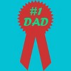 Men's Design By Humans #1 DAD Ribbon By T-Shirt - 2 of 2