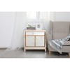 Elegant Lighting 29 in. mirrored cabinet in antique gold - 2 of 4