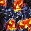 Men's Special Thanks Halloween Cats & Pumpkin House Boxer Briefs - Black - 3 of 4