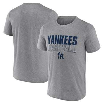 MLB New York Yankees Men's Gray Athletic T-Shirt