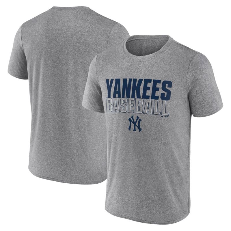 MLB New York Yankees Men's Gray Athletic T-Shirt, 1 of 4