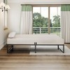 Metal Bed Frame, No Box Spring Needed, Headboard-Free Platform with Heavy-Duty Steel Slats for Quiet Support and Underbed Storage, Easy Assembly - 3 of 4