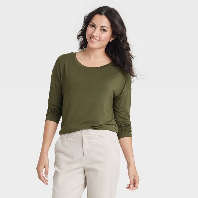 Olive Green Womens Shirt : Target