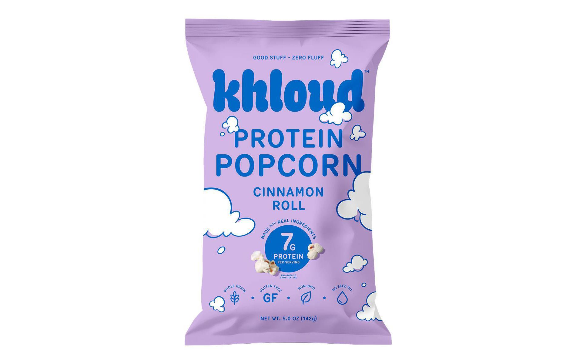 Khloud Cinnamon Roll Protein Popcorn - 5oz