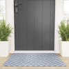 Schatzi Brown Alice Check Powder Looped Vinyl Welcome Mat - Society6 - 2 of 2
