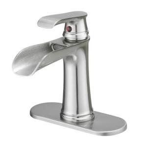 LunaLulinlk Sink faucet with countertop, bathroom faucet for sink, single hole single handle faucet - 1 of 4