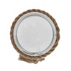 6.5" Enzo Natural Boho Chic Glass Vase for Flameless Candles w/ Decorative Jute Rope Tassels - 4 of 4