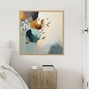 Amanti Art Abstraction Aqua Blooms IV by Bella Eve Canvas Wall Art Print Framed - 4 of 4