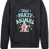 Women's - Spongebob Squarepants - Total Party Animal Lightweight French Terry Wide Neck Long Sleeve Graphic Shirt - 2 of 4