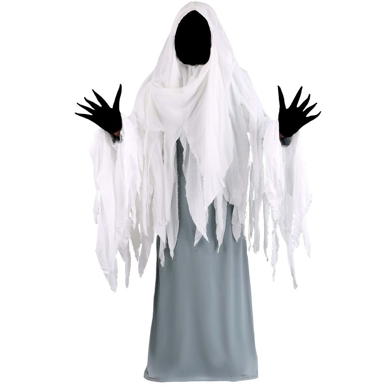 HalloweenCostumes.com Adult's Spooky Ghost Costume, 1 of 4
