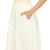 Women's Pleated Tiered Maxi Skirt - 4 of 4