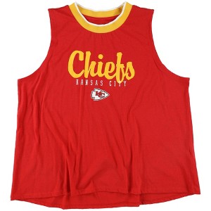 NFL Womens Kansas City Chiefs Tank Top, Red, Medium - 1 of 2