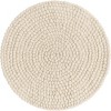 Unique Loom Felt Ball Collection Area Rug - Cloud - 2 of 4