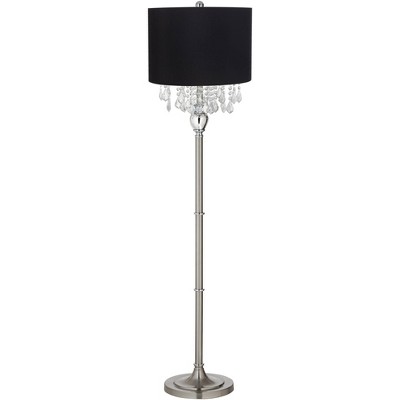 Black crystal on sale floor lamp