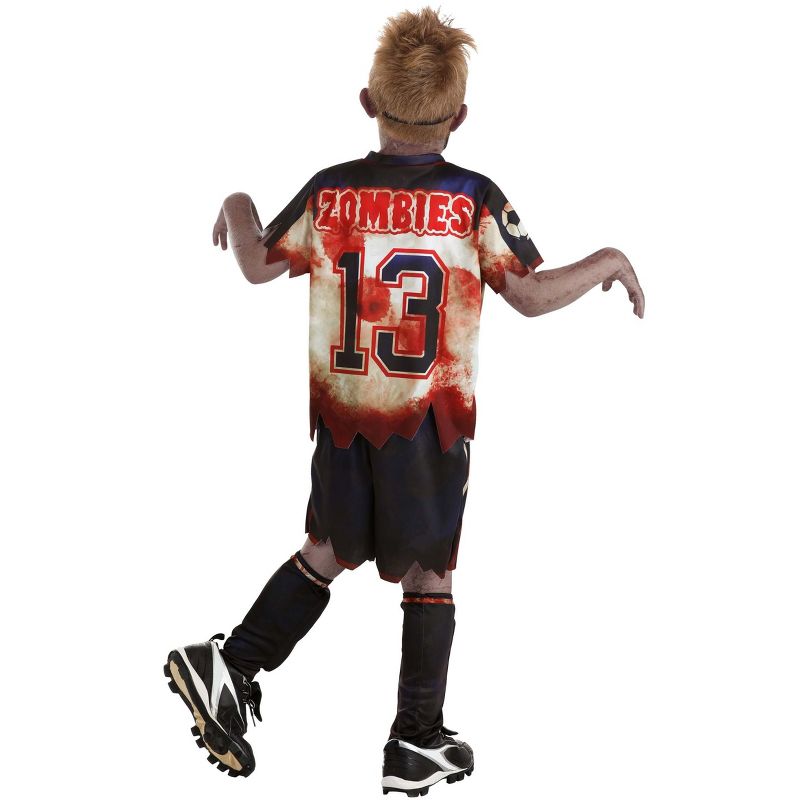 HalloweenCostumes.com Zombie Soccer Player Boy's Costume, 2 of 5