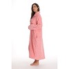 Just Love Plush Zipper Lounger Robe for Women - 2 of 4