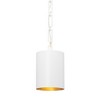 Crystorama Lighting Alston 1 - Light Chandelier in  Matte White/Antique Gold - 2 of 4