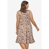 ellos Plus Size Sleeveless Knit Fit And Flare Knit Dress - 3 of 4