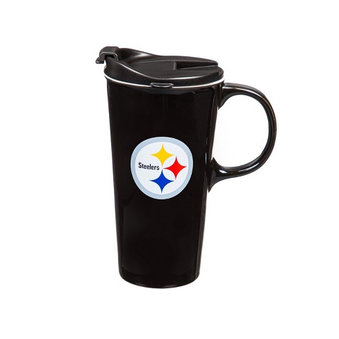 Pittsburgh Steelers 17oz. Travel Latte Mug with Gift Box