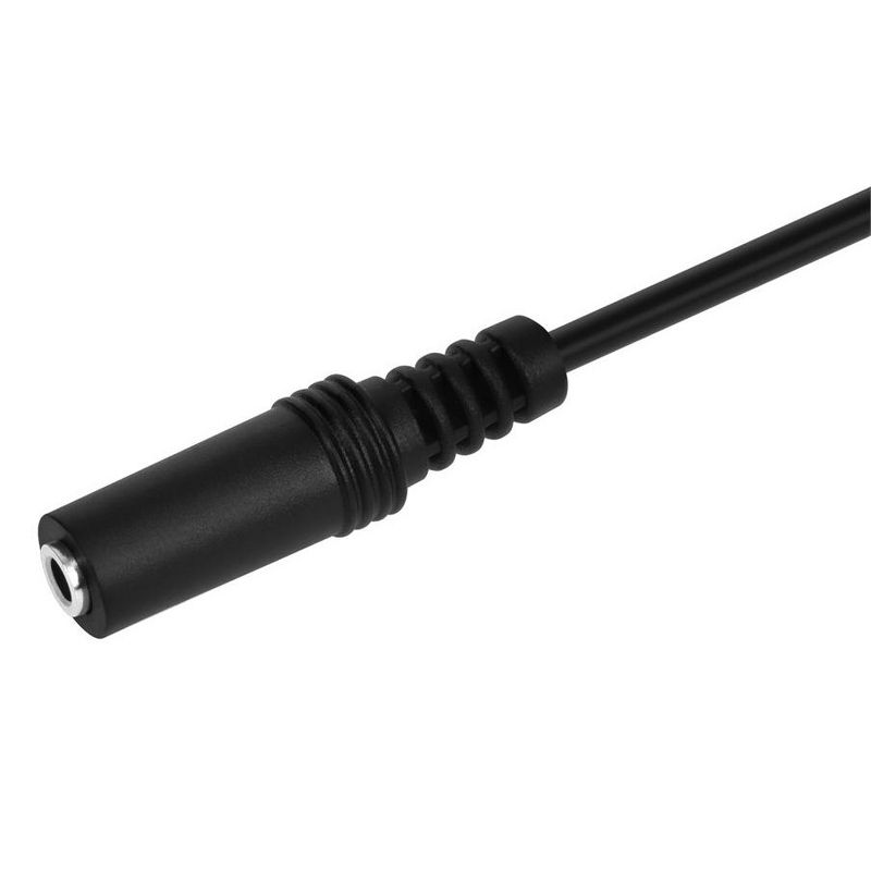 Monoprice Stereo Extension Cable - 12 Feet - Black | 3.5mm Plug/Jack Male/Female, 3 of 7