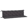 vidaXL Garden Bench Cushions 2pcs Anthracite 70.9"x19.7"x2.8" Oxford Fabric - 2 of 4