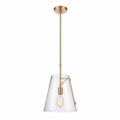 Elk Home Trustle 1 - Light Pendant in  Satin Brass