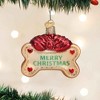Old World Christmas 2.5 Inch Dog Treat Pets Dog Puppy Bone Tree Ornaments - 3 of 3