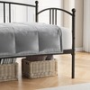 Twin Daybed, Metal Sofa Bed Frame with Steel Slat Support for Living Room, Bedroom and Guest Room - 3 of 4
