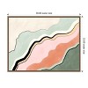 Amanti Art Pink and Green Abstract by Elena Ristova Canvas Wall Art Print Framed 30 x 23-in. - 4 of 4