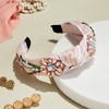 Glamlily Blush Pink Twisted Knot Crystal Rhinestone Headbands, Hair Accessories, 5.5 x 2.25 x 7 in - 2 of 4