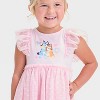 Toddler Girls' Bluey and Bingo Valentine's Tulle Dress - Light Pink - image 2 of 4