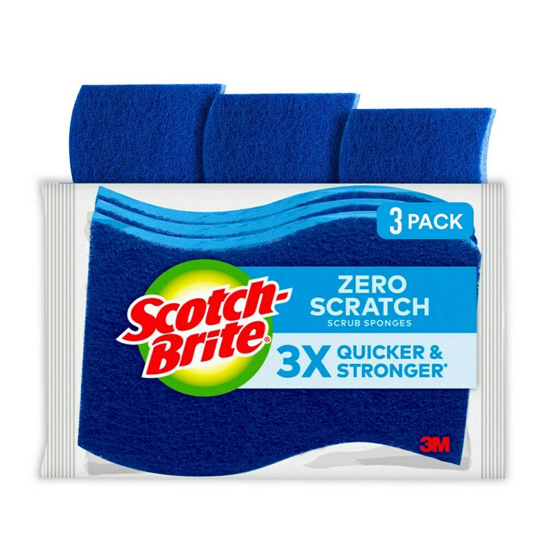 Scotch-Brite Zero-Scratch Scrub Sponges, 1 of 18