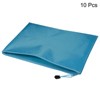 Unique Bargains Waterproof Cloth Zipper Home Office Travel File Bags 10 Pcs - 3 of 4