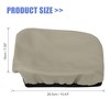 Unique Bargains Car Center Console Lid Armrest Seat Box Cover Protector Replacement Microfiber Leather for Honda CRV 2017-2021 - image 3 of 4