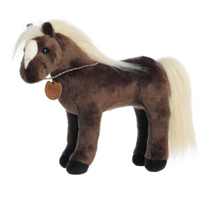 Aurora Medium Showstoppers Black Forest Horse Breyer Exquisite Stuffed Animal Brown 11.5" - 1 of 4
